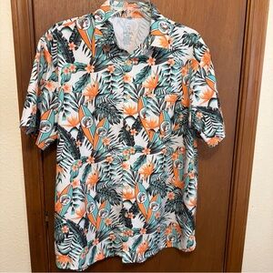 Vibrant Floral Men's Casual Shirt